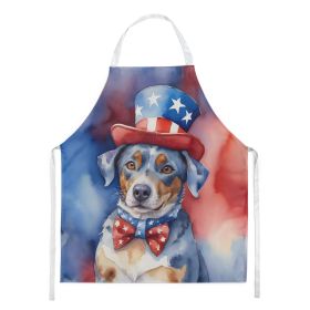 Catahoula Patriotic American Apron Cooking Kitchen Server Baking Crafts Gardening for Adult Women Men, Unisex, Large, Multicolor