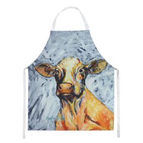 Moo Cow Apron Cooking Kitchen Server Baking Crafts Gardening for Adult Women Men, Unisex, Large, Multicolor