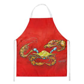 NEW Seafood Sandwich Crab Shrimp Crawfish Apron Cooking Kitchen Server Baking Crafts Gardening for Adult Women Men, Unisex, Large, Multicolor