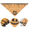 Halloween Dog Bandanas Triangle