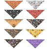 Halloween Dog Bandanas Triangle