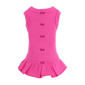 Candy Bow Dog Dress Collection (Color Option: Fuchsia, size: XXS)