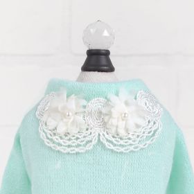 Sweet Magnolia Dog Sweater (Color: MINT, size: XXS)