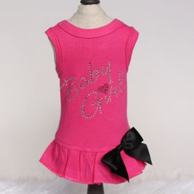 Baby Girl Dog Dress Collection (Color Option: Fuchsia, size: XXS)