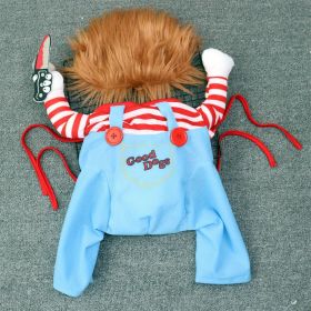 Fetch Some Fun: Pet Costumes & Dagger Toys For Medium & Large Dogs - Perfect For Christmas & Halloween! (Color: Red, size: M)