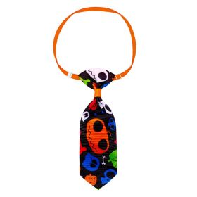 Halloween Dog Accessories Small Dog Bow Tie Skull Pet Supplies Dog Bows Pet Dog Bowtie/ Neckties Small Dog Hari Bows (Style: 1)